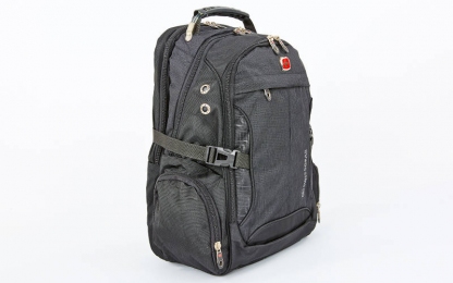 Рюкзак городской VICTOR 7656 (PL, р-р 48x20x30см, черный)