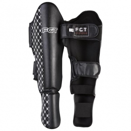 Защита ног для K1,  MMA , черный (шашечки) FGT
