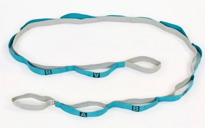 Лента для растяжки Record Stretch Strap JPL-3092 (12 петель, нейлон, р-р 2х200см, цвета в ассортименте)