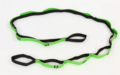 Лента для растяжки Record Stretch Strap FI-6906 (11 петель, полиэстер, р-р 2х230см, цвета в ассортименте)